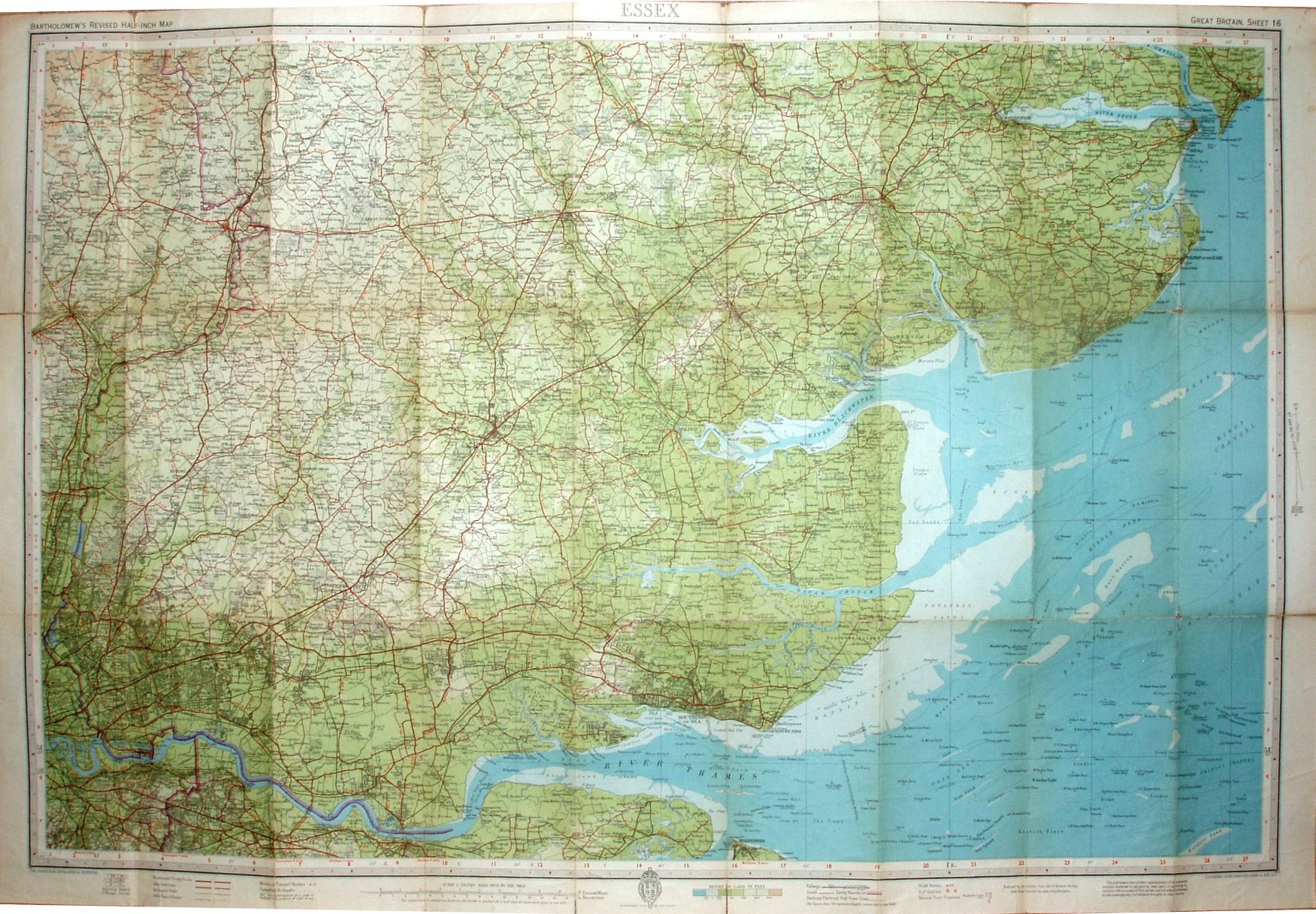 Bartholomew 1944, Sheet 16